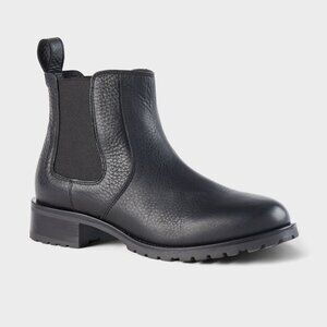 NEW DULUTH TRADING CO. Women's Lifetime Leather Chelsea Boots Size 8.5